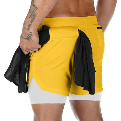 "ROLLO" Double-Deck Sports Shorts - OnlyFit