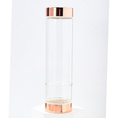 "FUZZ" Crystal Glass Water Bottle - OnlyFit