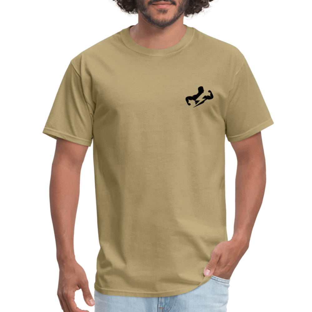 Sustainable Classic T-Shirt (Black Logo) - khaki