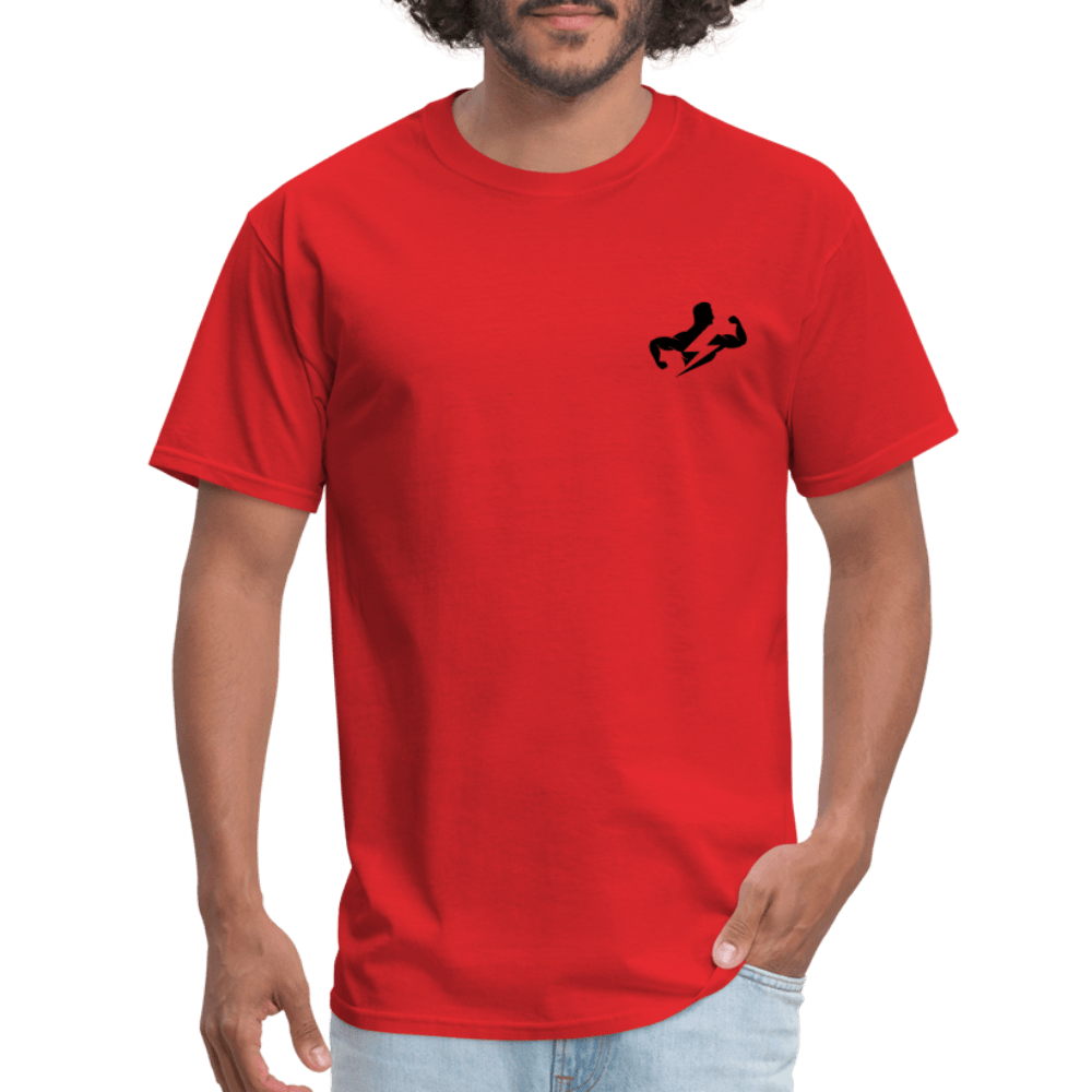 Sustainable Classic T-Shirt (Black Logo) - red