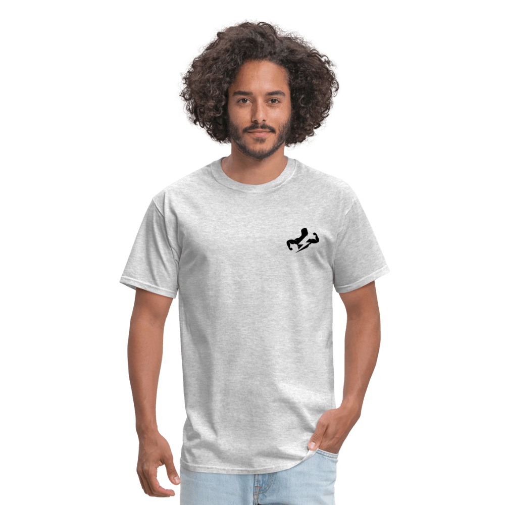 Sustainable Classic T-Shirt (Black Logo) - heather gray