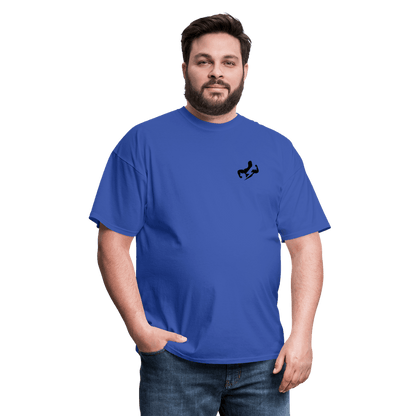 Sustainable Classic T-Shirt (Black Logo) - royal blue