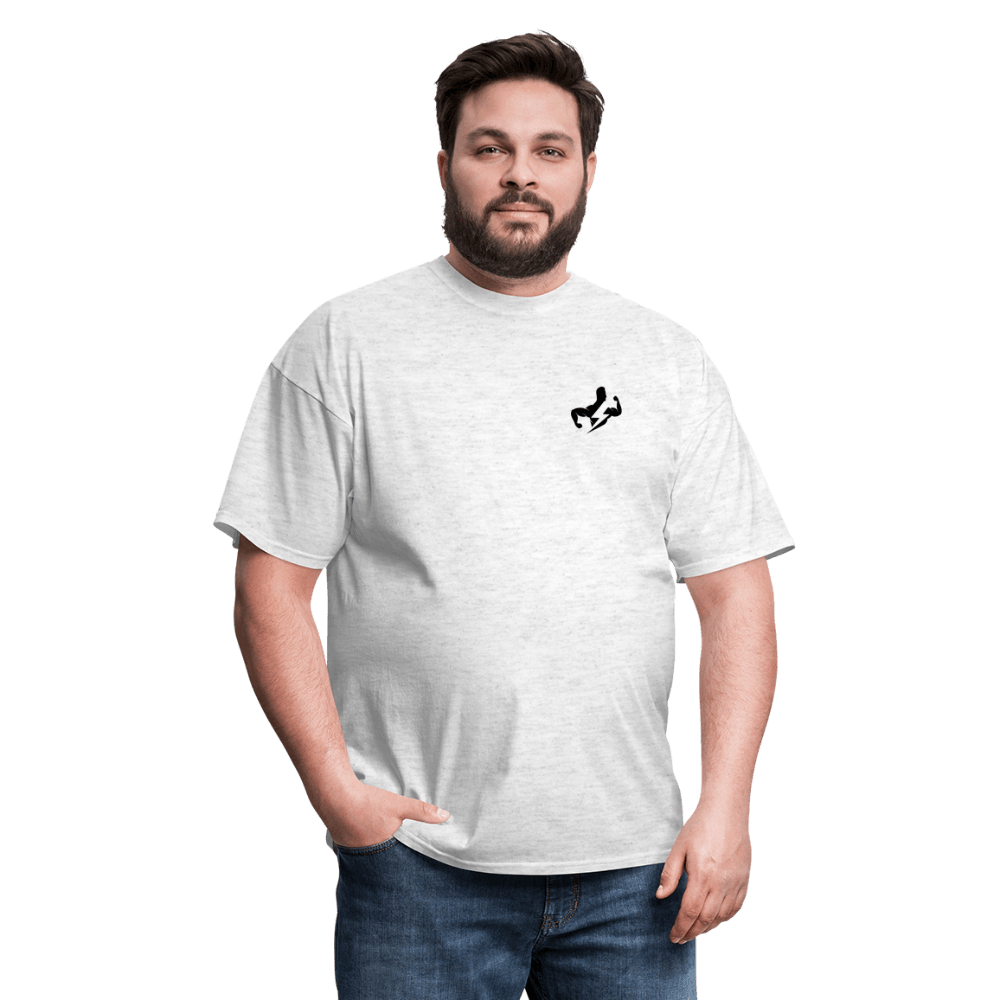 Sustainable Classic T-Shirt (Black Logo) - light heather gray