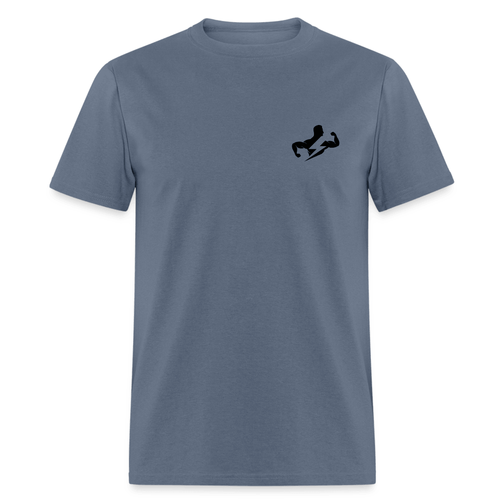 Sustainable Classic T-Shirt (Black Logo) - denim