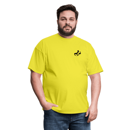 Sustainable Classic T-Shirt (Black Logo) - yellow