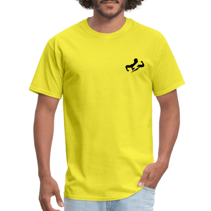 Sustainable Classic T-Shirt (Black Logo) - yellow