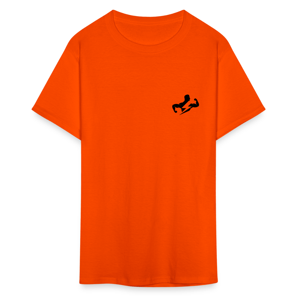 Sustainable Classic T-Shirt (Black Logo) - orange