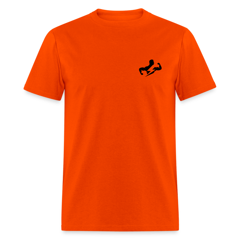 Sustainable Classic T-Shirt (Black Logo) - orange