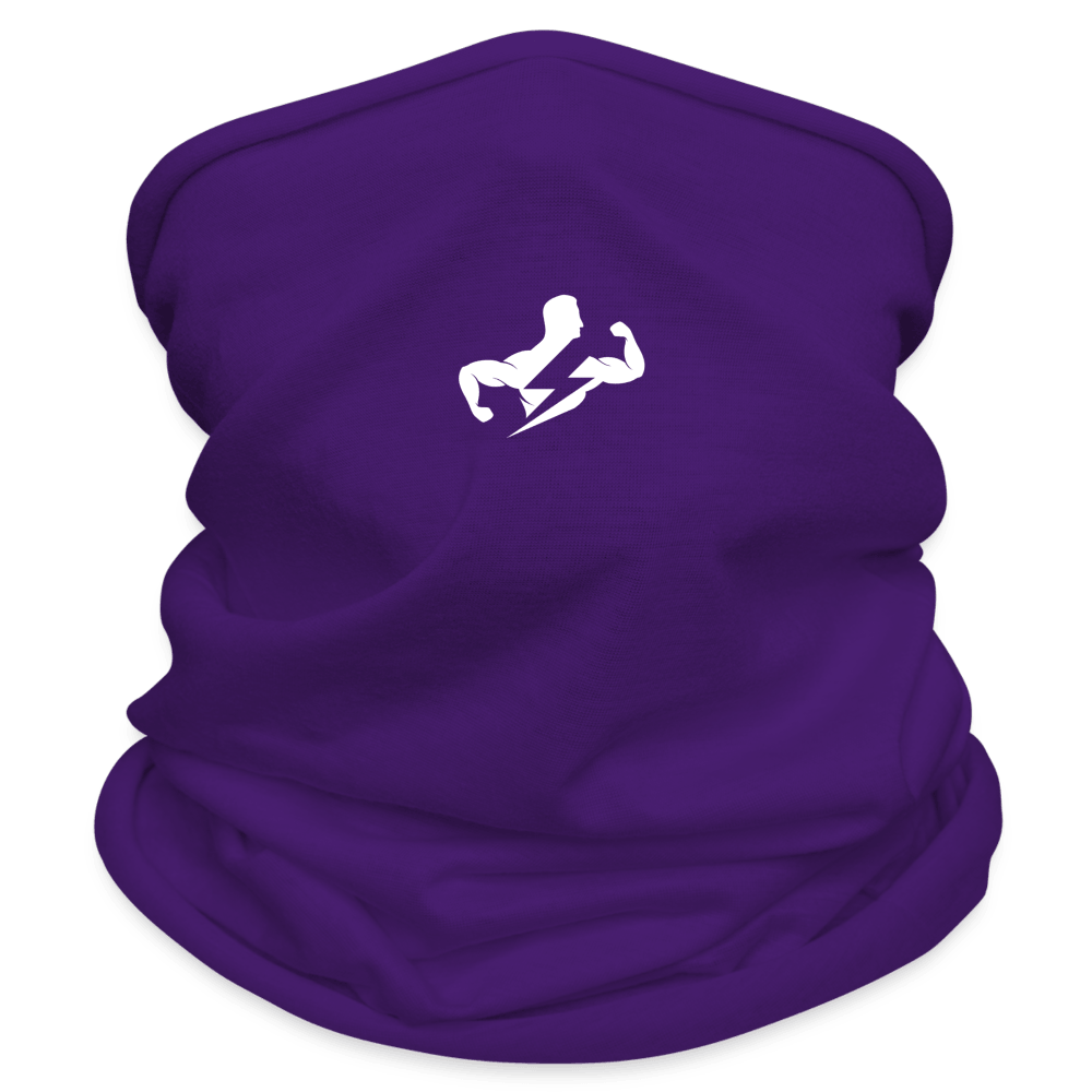 Neck Gaiter (White Logo) - purple