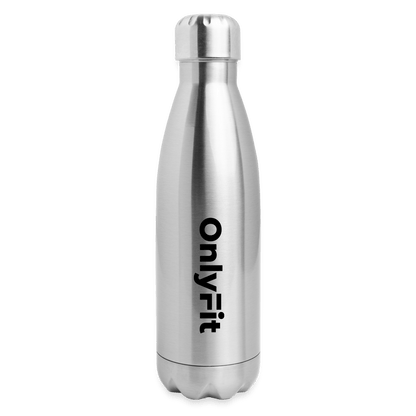 Insulated Stainless Steel Water Bottle - silver
