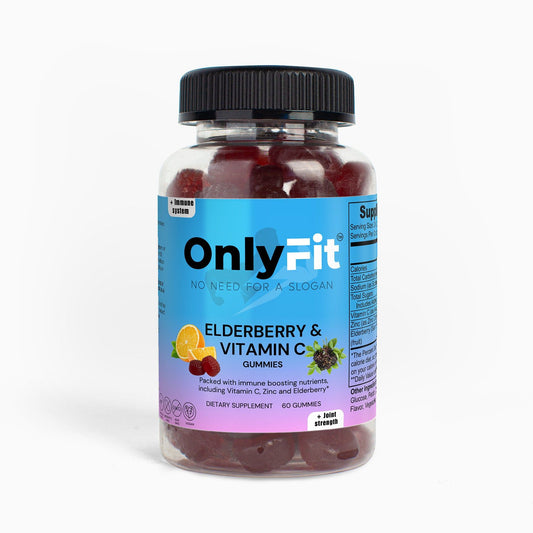 "DERBY" Men Elderberry & Vitamin C Gummies - OnlyFit