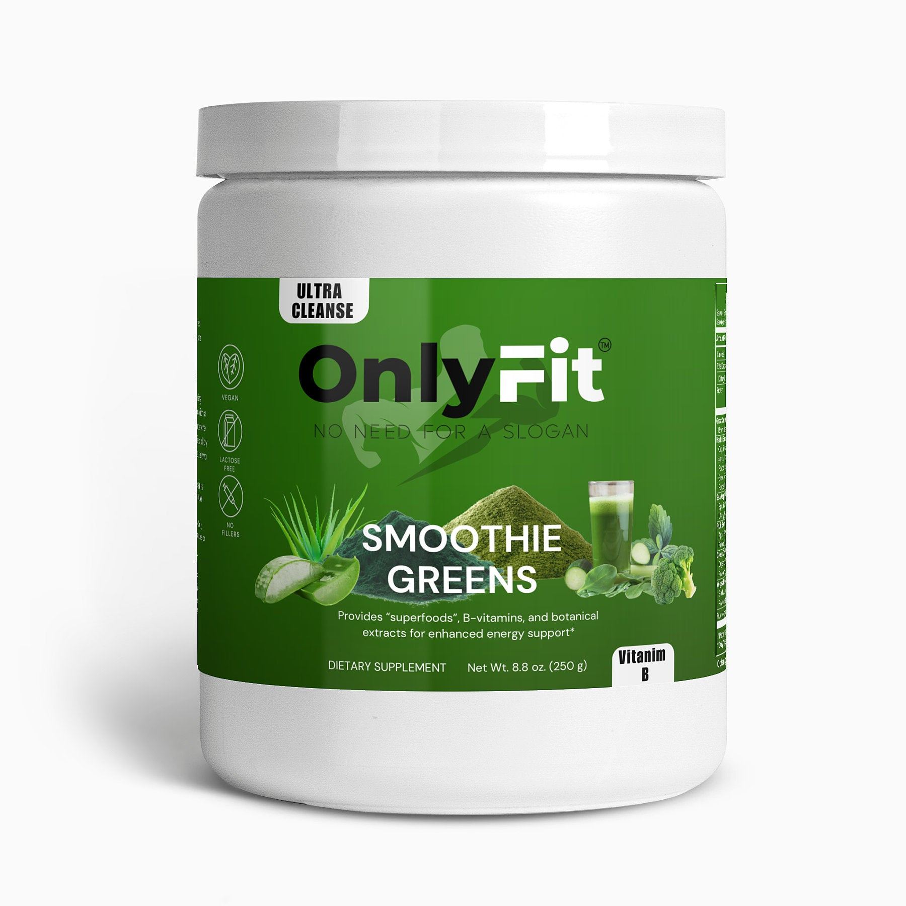 "GREENISH" Ultra Cleanse Smoothie Greens - OnlyFit