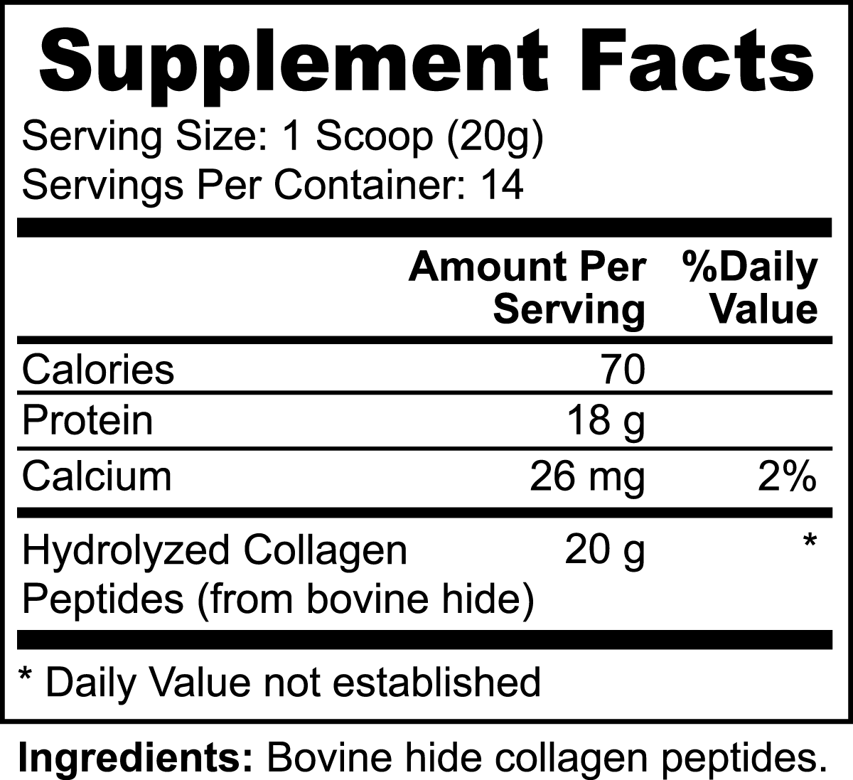 "GRACE" Grass-Fed Hydrolyzed Collagen Peptides (unflavored) - OnlyFit