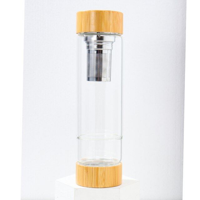 "FUZZ" Crystal Glass Water Bottle - OnlyFit